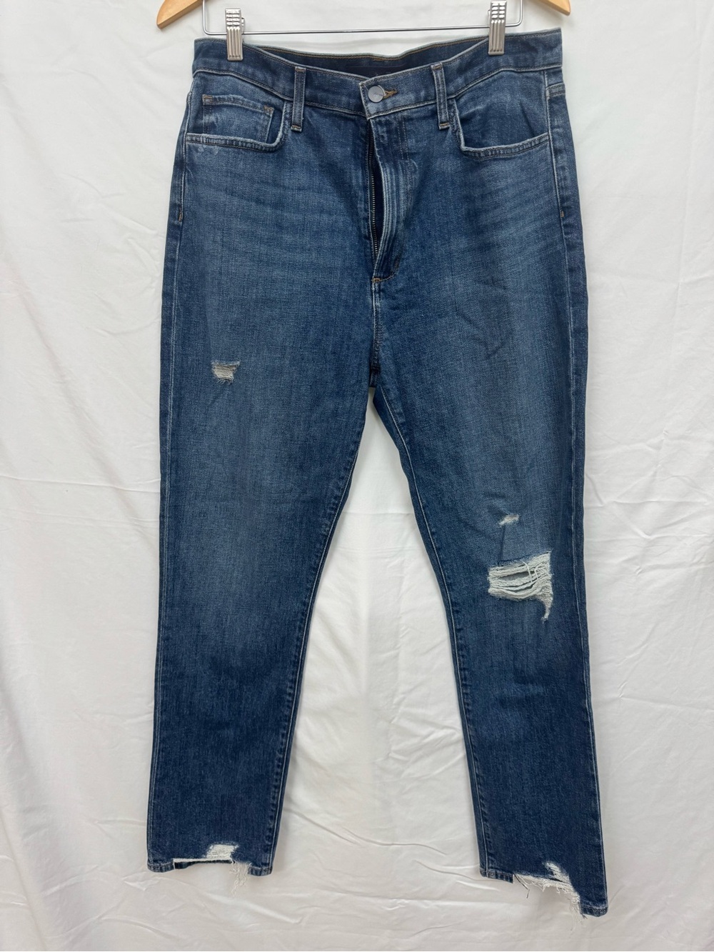 Joe’s Dark Blue Distressed Jeans